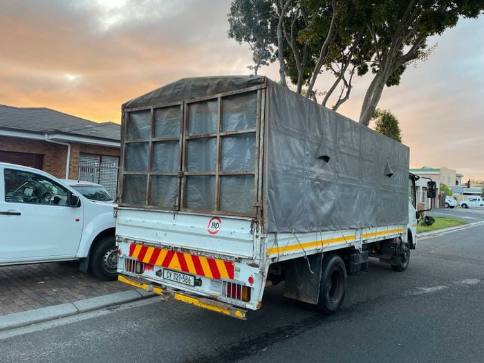 closed panels truck for safe and secure moving and relocation