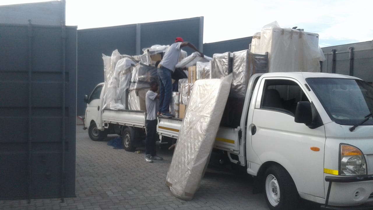 bubble wrapping furniture for relocation